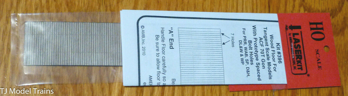 American Model Builders HO #396 Wood Floor for: Tangent Scale Models ACF 70T Gon