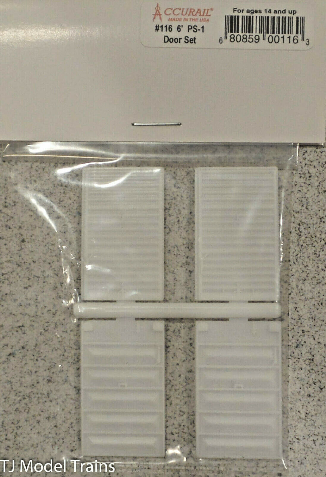 Accurail #116 6' PS-1 Door Set