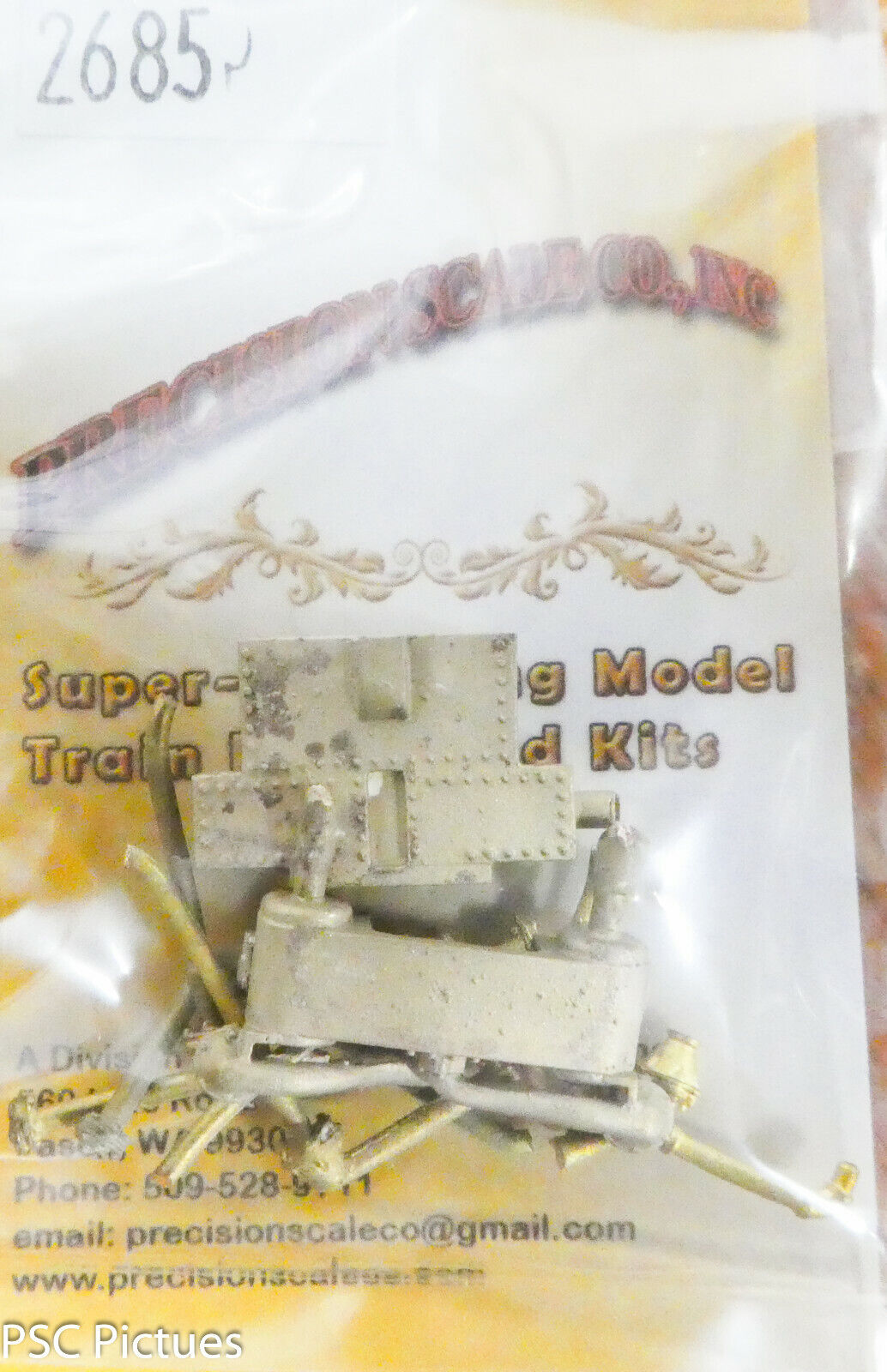 Precision Scale HO #2685 Booster Engine (Brass Casting Kit)