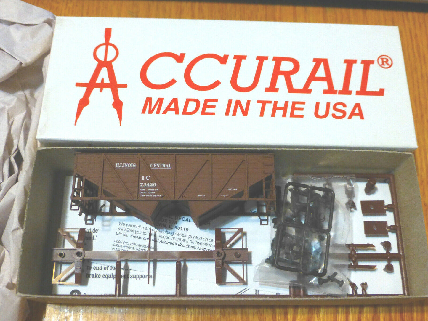 Accurail HO #2717 / 55 Ton Wood Hopper IC (NEW) We Combine Ship