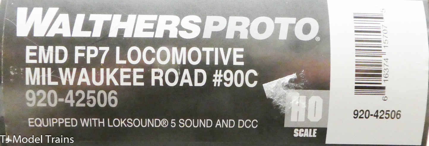 Walthers Proto HO #920-42506 (EMD FP7 Loco) Milwaukee Road #90C (NEW)