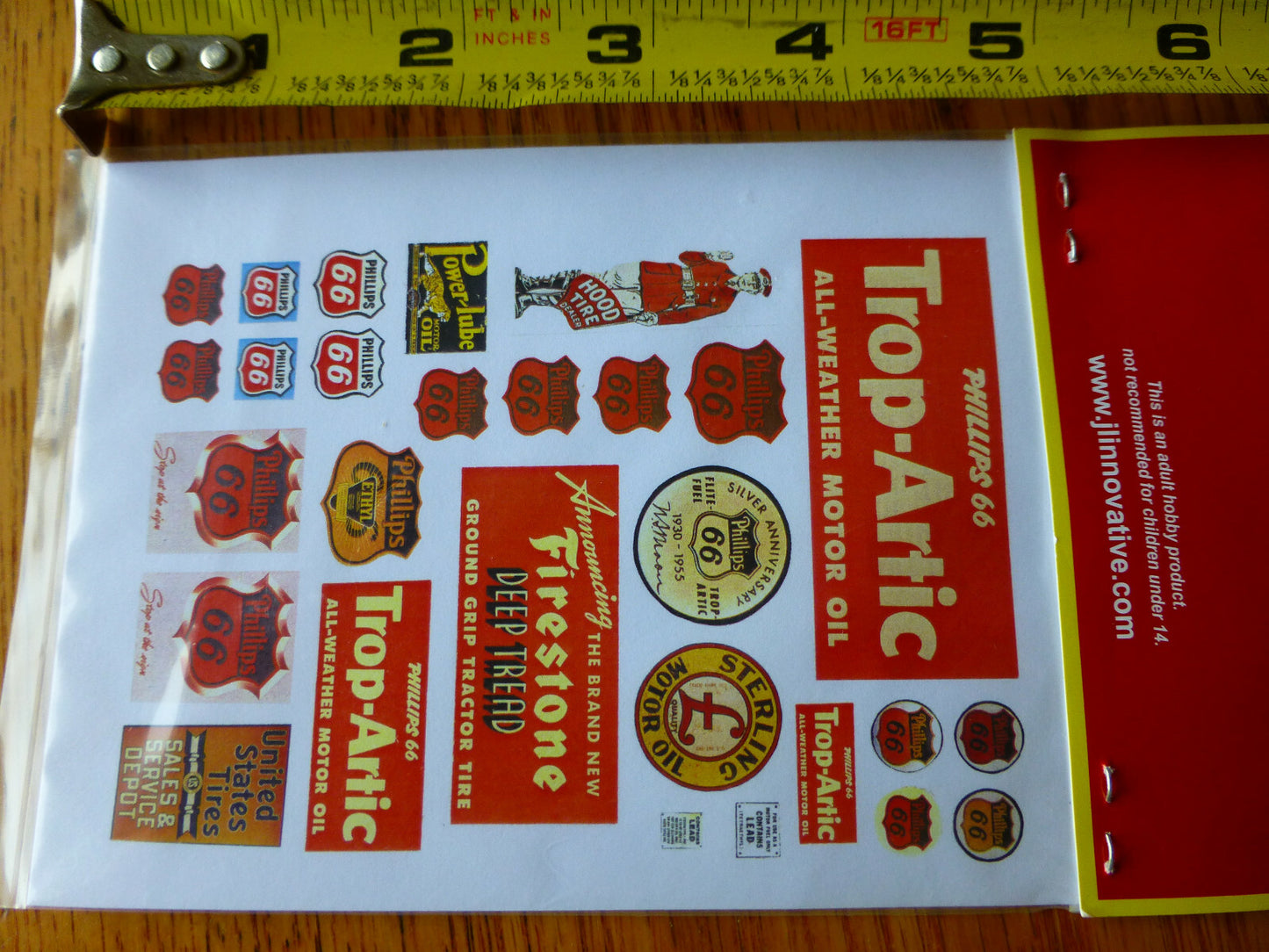 JL Innovative Design #487 Signs/Posters/Phillips 66 30-50's (Paper Signs 72)