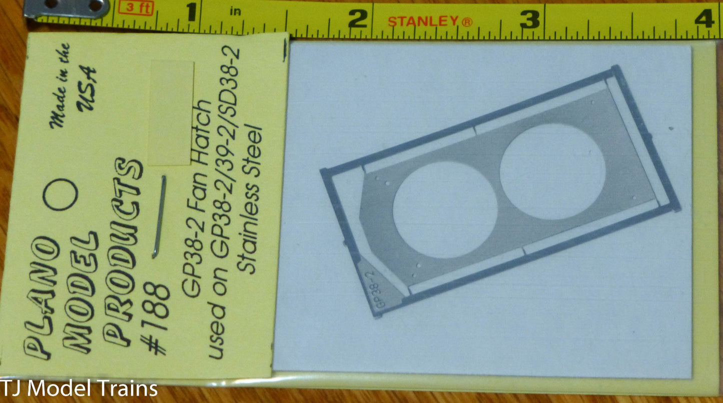 Plano HO #188 GP38-2 Fan Hatch