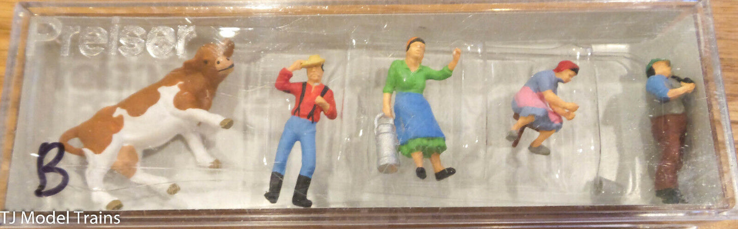 Preiser HO #10044b On the Farm (Figures)