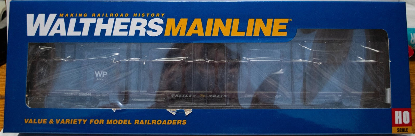 Walthers HO #910-8048 89' Flatcar w/Bi-Level Open Auto Rack - Ready to Run -- We