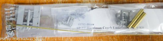 Precision Scale HO #3783 Underbody Dtail Kit, Harriman Pass, Plastic Part/ Brass