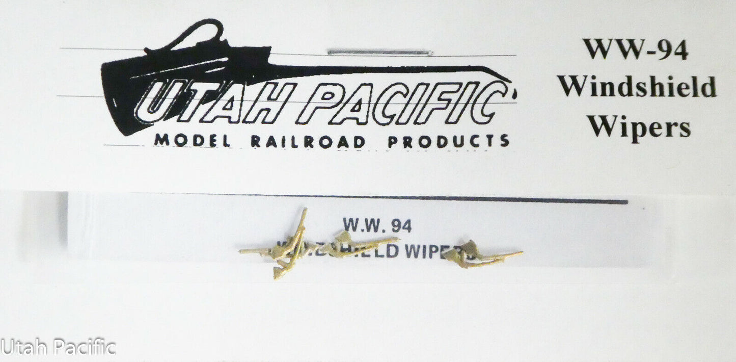 Utah Pacific #94 Windsheild Wipers (Brass Castings 4) Made in USA (1:87th Scale)