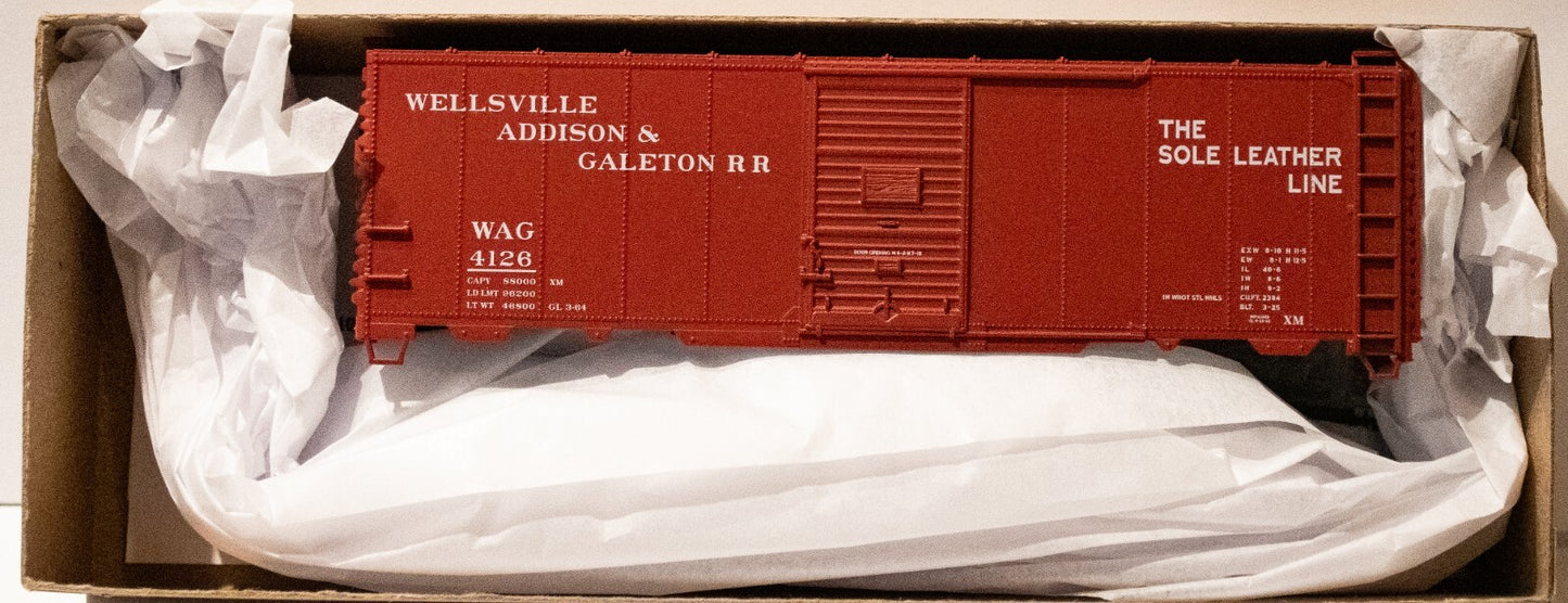 Accurail HO #8160 (3Pack) Wood Boxcar, Steel Boxcar, Gondola Set - Kit -- Wellsv