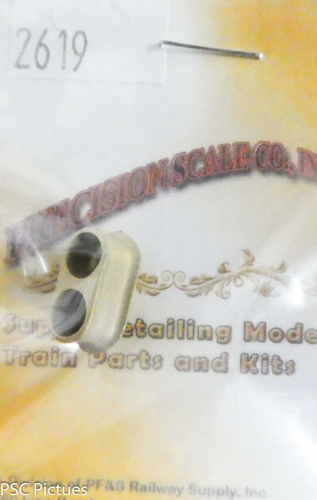 Precision Scale HO #2619 Smoke Stack, Double Exhaust (Brass Casting)