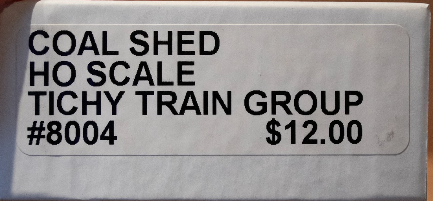 Tichy Train Group #8004 Coal Shed - Cast Concrete -- For Covering Coal Dump