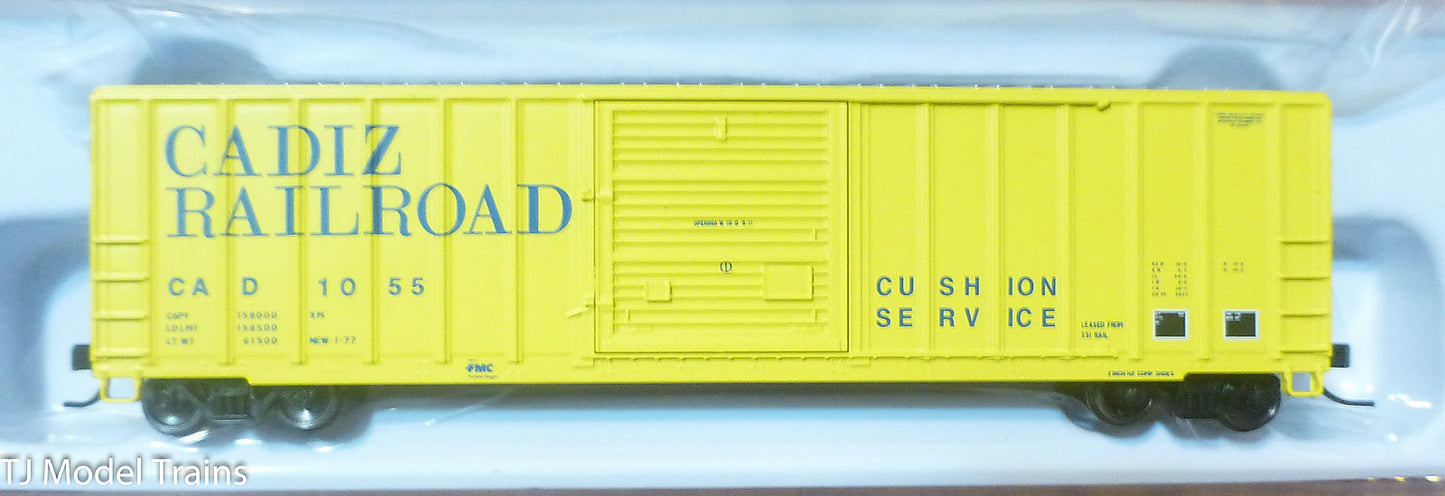 Atlas N #50002419 (Rd #1055) Cadiz Railroad (FMC 5077 SD Boxcar) RTR