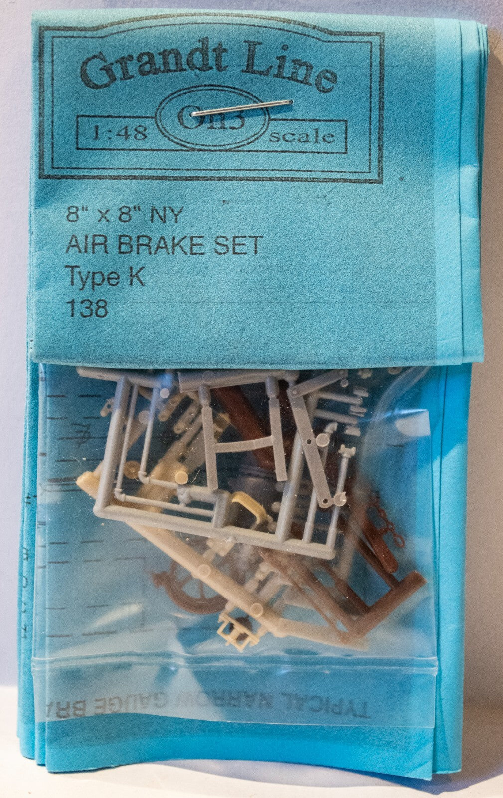 Grandt Line On3 #138 Air Brake Set -- 8 x 8 New York
