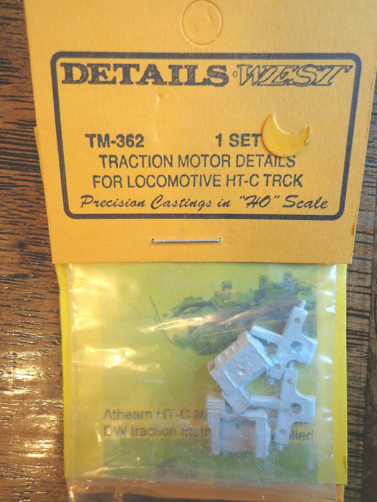 Details West HO #362 Traction Motor Details -- For Locomotive HT-C Trucks
