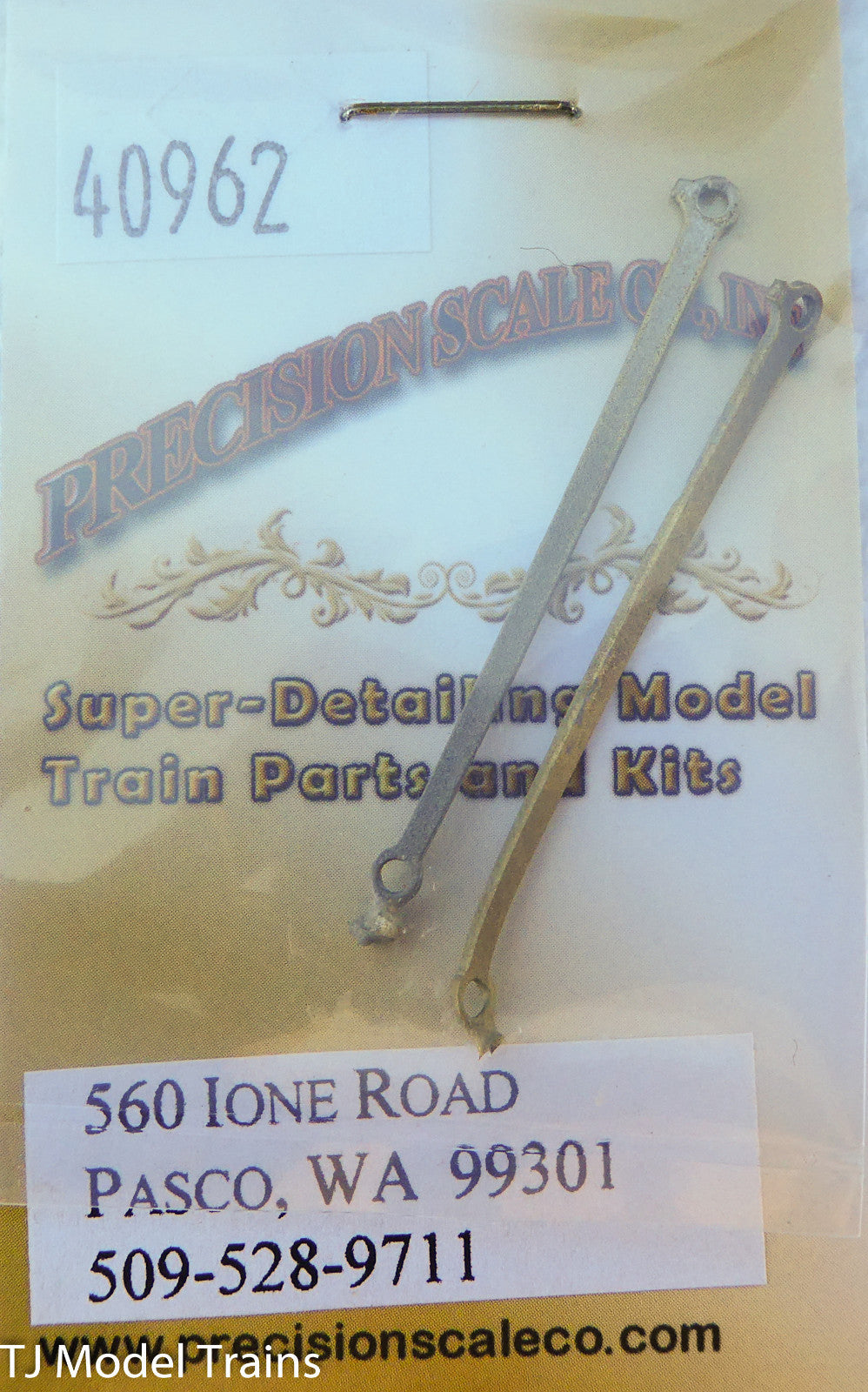 Precision Scale O #40962 Eccentric Rods, 7' 2"