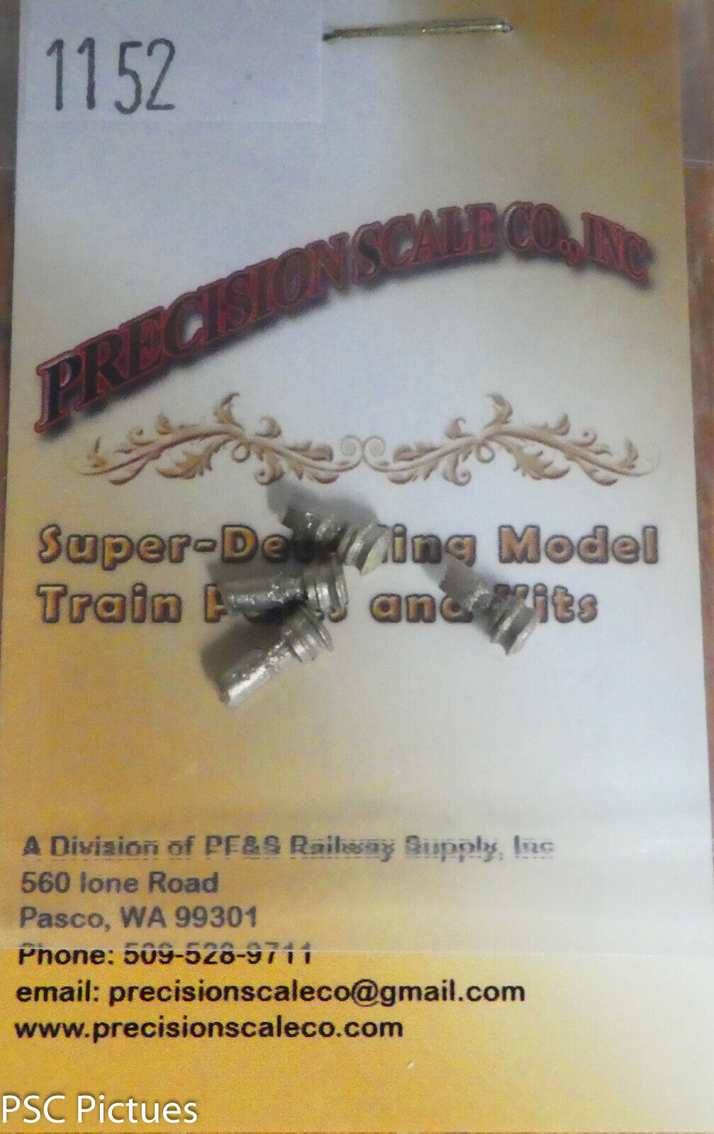 Precision Scale O #1152 Ventilator, Keroscene Lamp, for: Coach Roof (Brass)