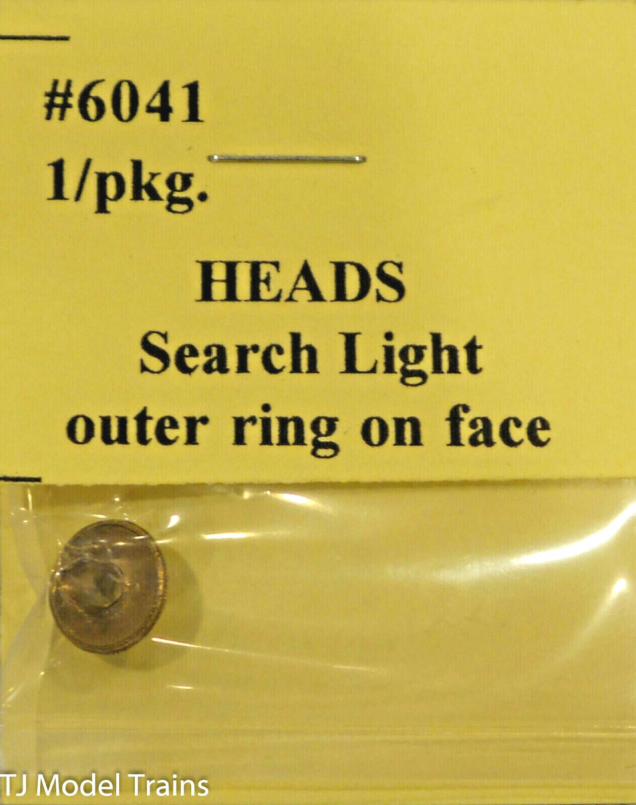 Tomar Industries #6041 Heads Search Light/ Outer Ring On Face (Brass Casting)