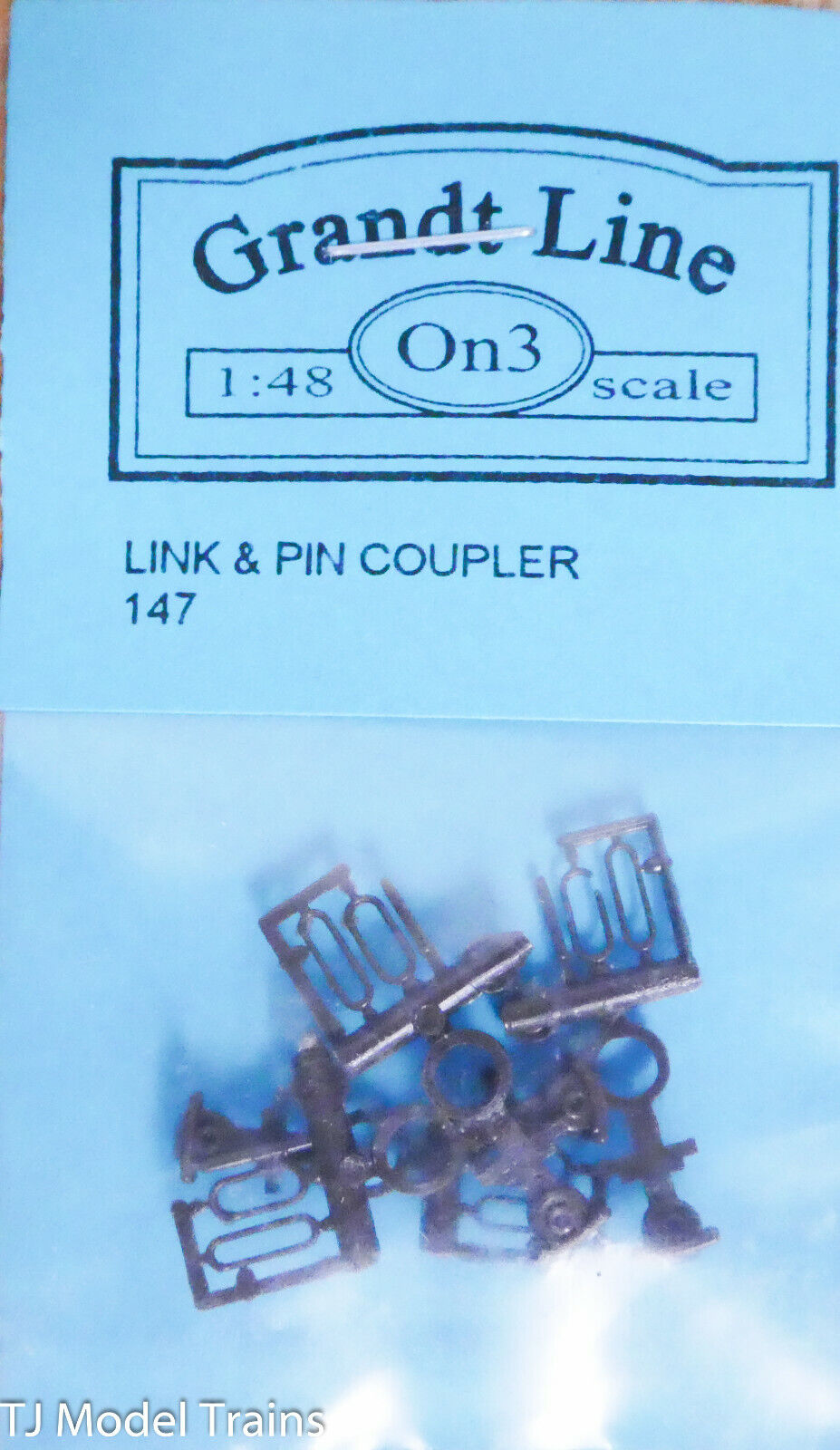 Grandt Line On3 #147 Link & Pin Couplers (Plastic Parts)