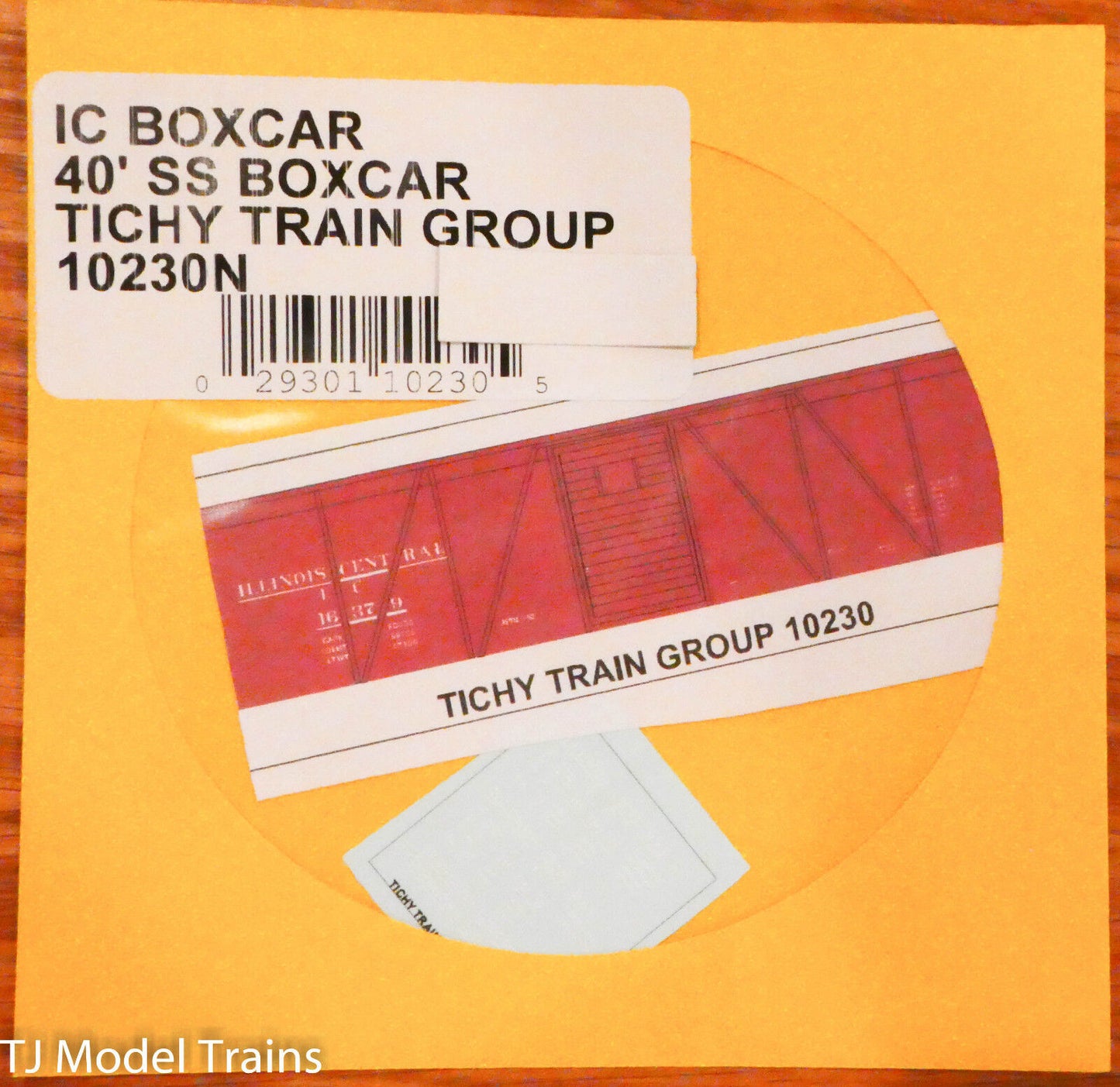 Tichy Train Group Decal #10230N Illinois Central 40' SS Boxcar (Decal)
