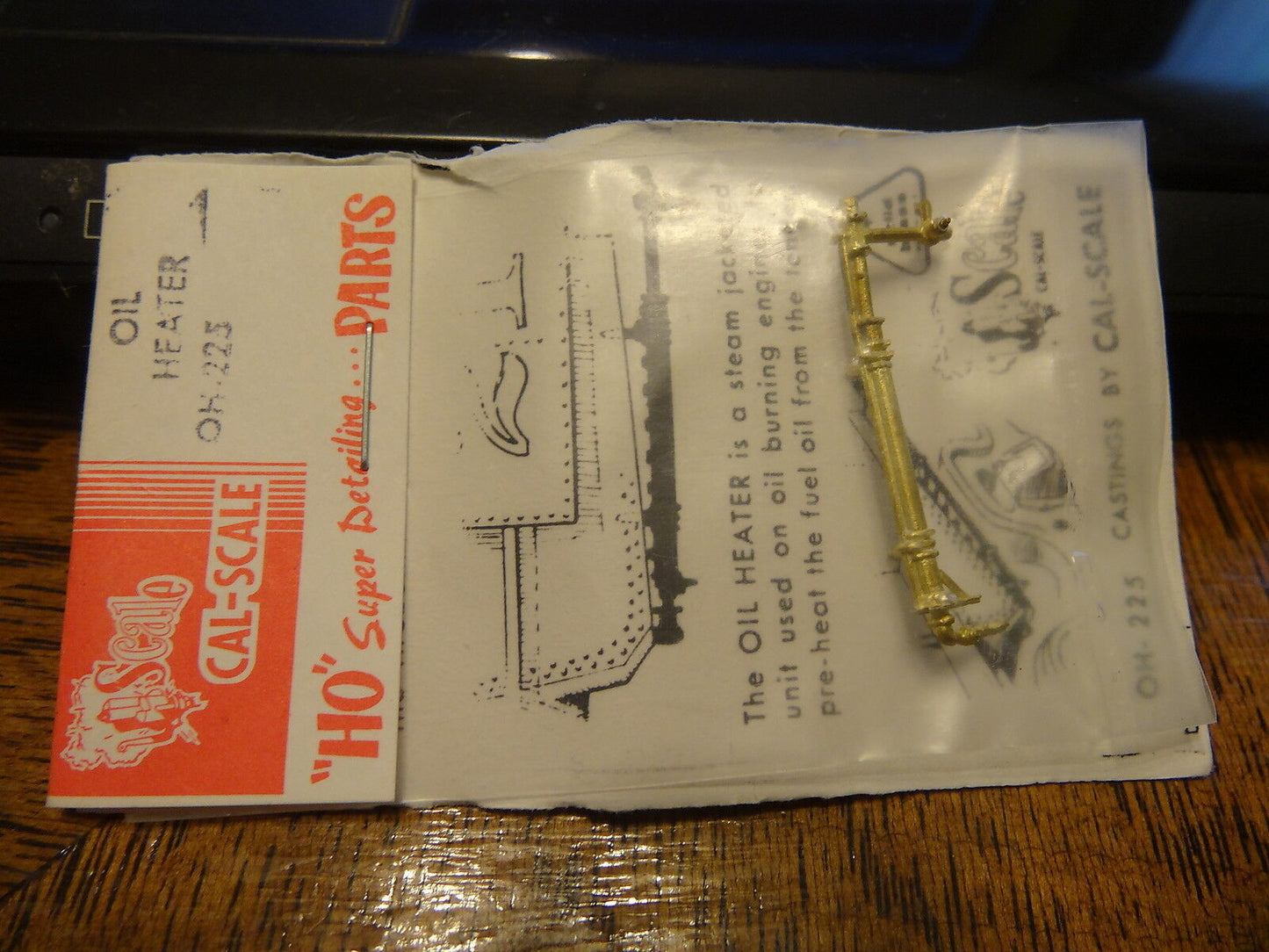 Cal-Scale #225 Oil Heater (HO Scale) Brass Casting