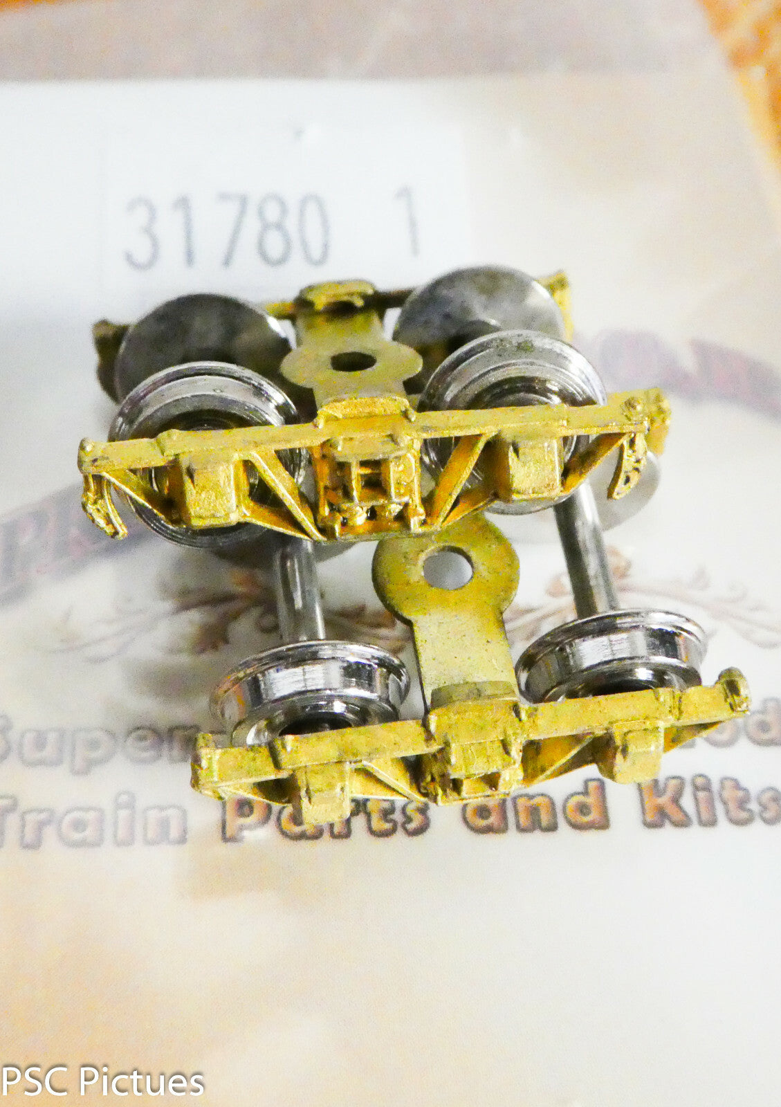 Precision Scale HOn3 #31780.1 Trucks, Westside Logging w/26" Wheels, 4'-0" WB