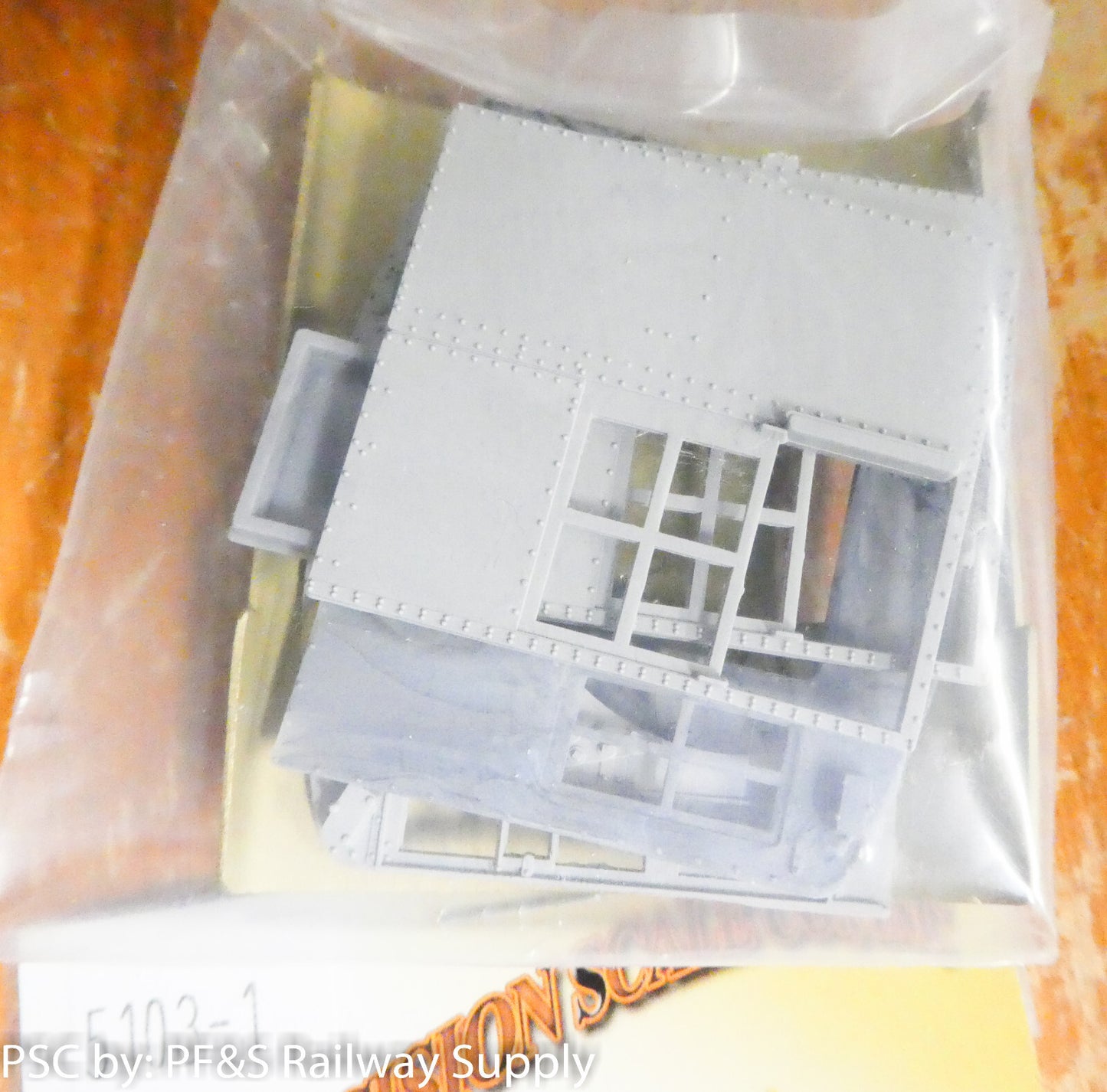 Precision Scale O #5103.1 Cab, Wabash, (With Metal Roof) and Plastic Parts