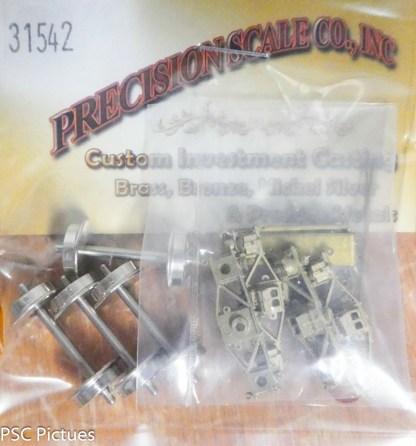 Precision Scale HO #31542 Trucks, Archbar Tender, w/33" Wheels, 5'-6" WB, Leaf