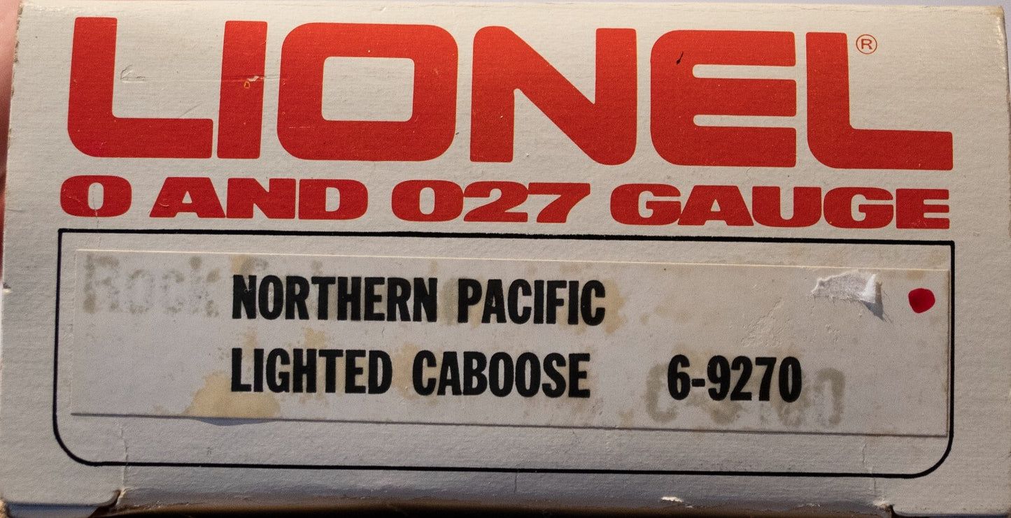 Lionel O Scale #6-9270 Northern Pacific Railway Lighted Caboose