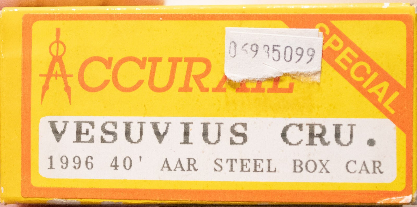 Accurail HO #1996 (40' Box) Vesuvius
