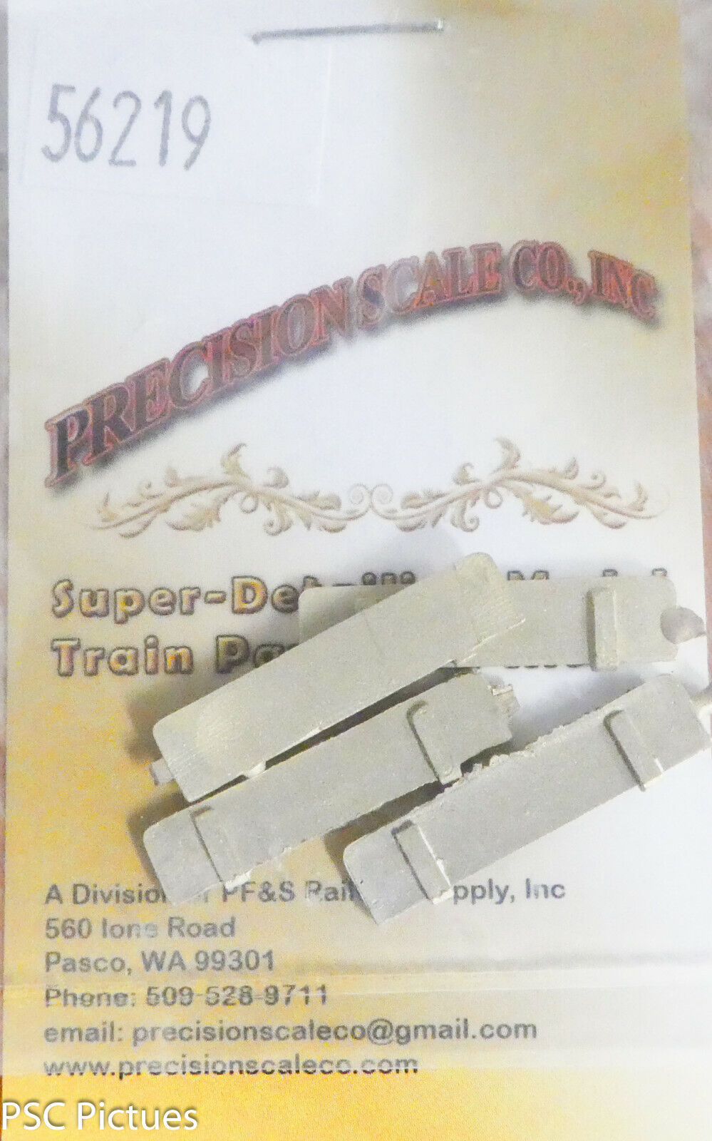 Precision Scale O #56219 Step, Solid Wood Type, for EMD Pilot (Brass Castings)
