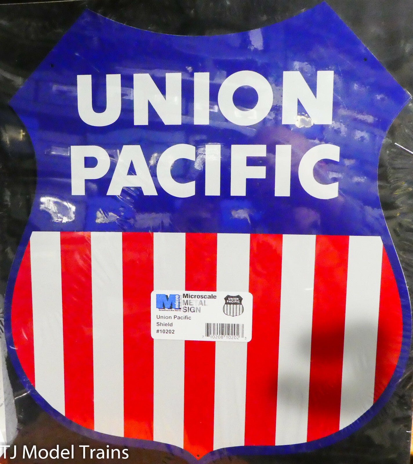 Microscale Medel Sign #10202 Union Pacific - Logo - Large Format (16" x 18-1/2"