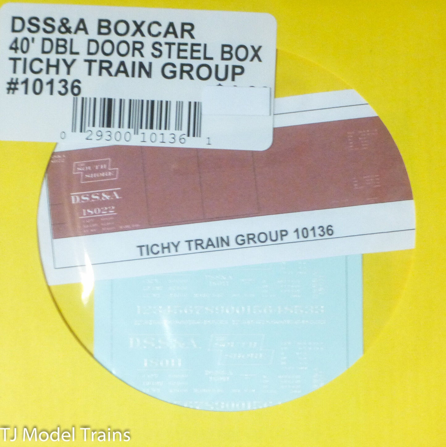 Tichy Train Group #10136 Decal for: Duluth, South Shore & Atlantic 40' Double-Dr
