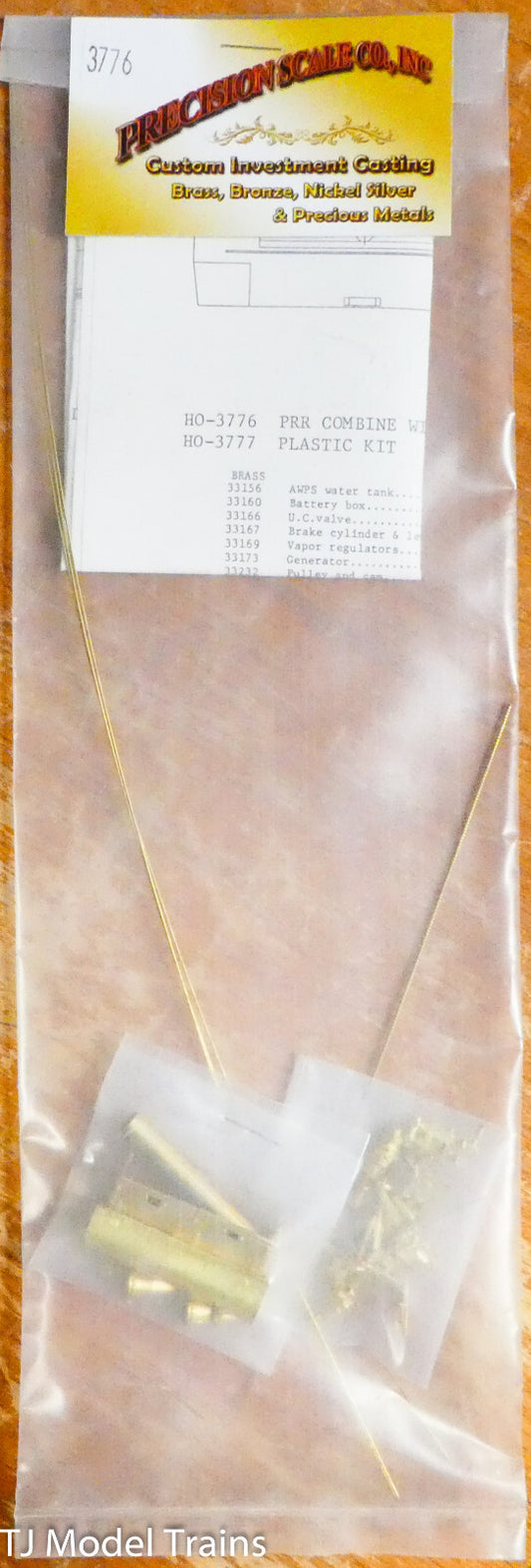 Precision Scale HO #3776 PRR Combine with Ice Air Conditioning Underbody Detaili