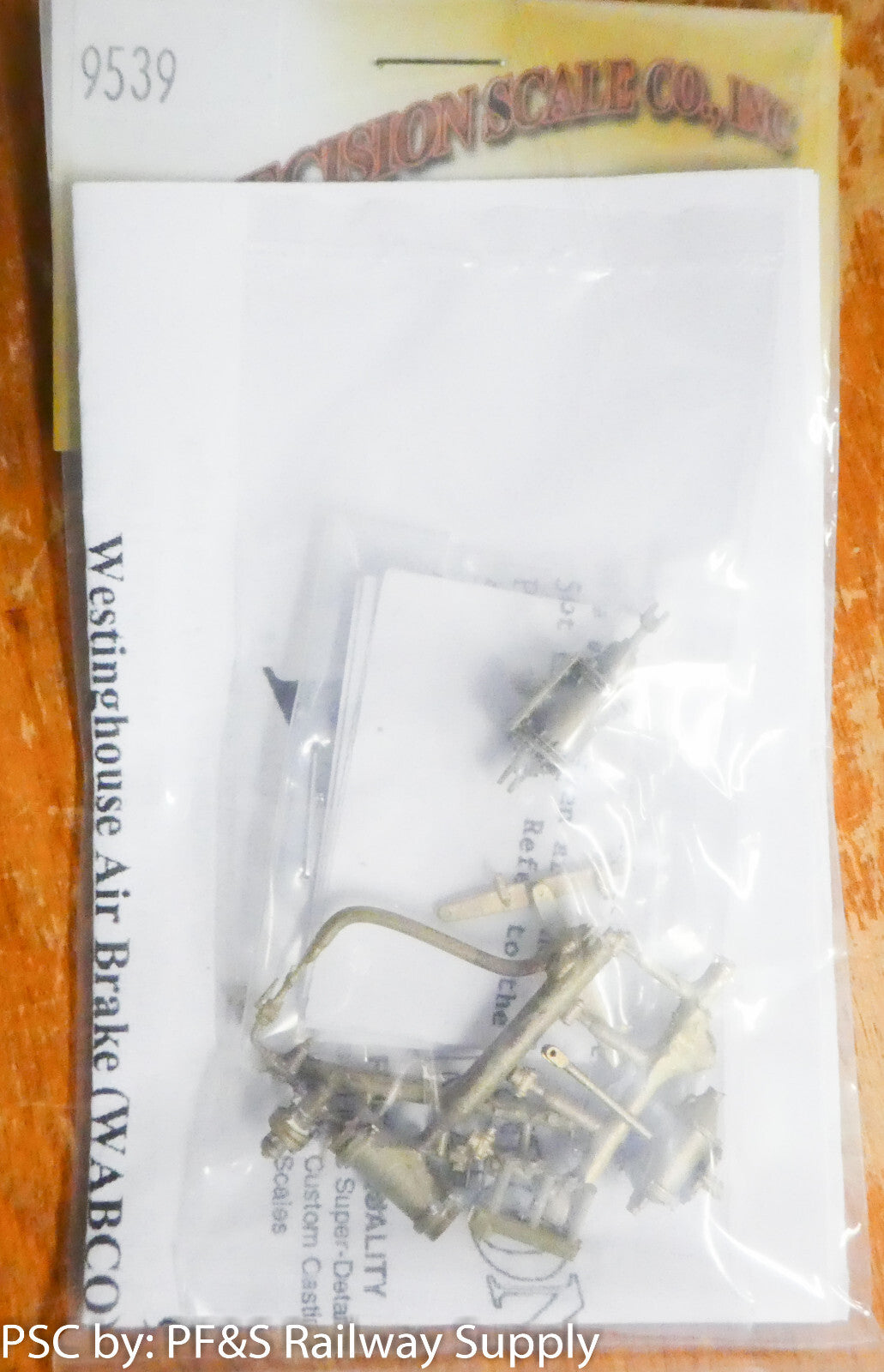 Precision Scale O #9539 Westinghouse Air Brake (WABCO) kit for Tenders, D&RGW