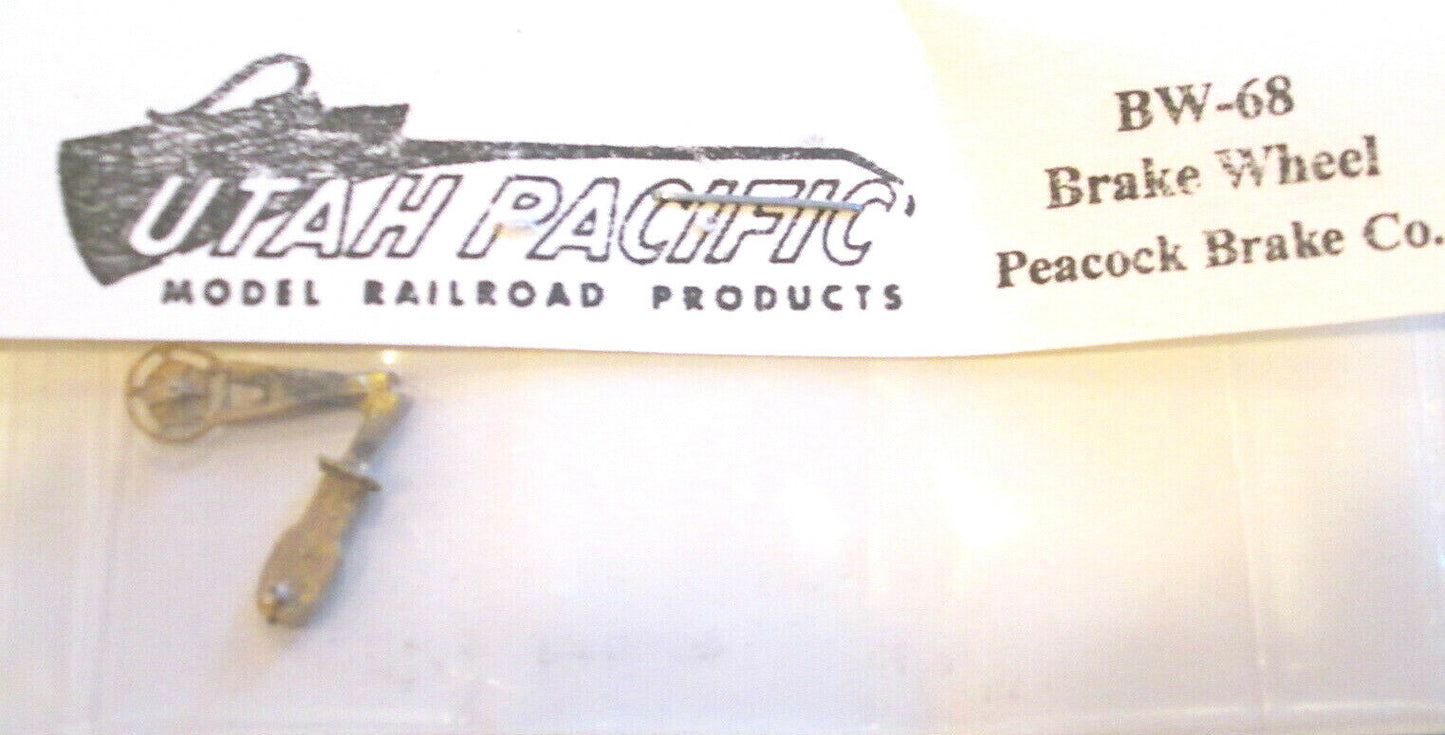 Utah Pacific #68 Brake Wheel National Brake Co. (Brass Casting)