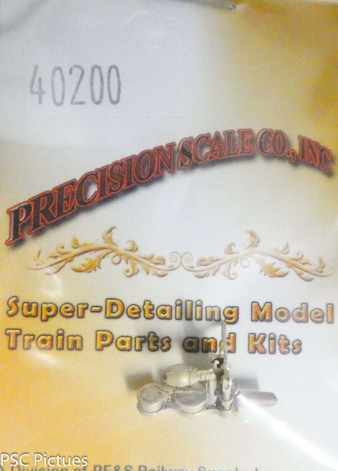 Precision Scale O #40200 Guage w/Throttle, for Steam loco (Brass Casting)