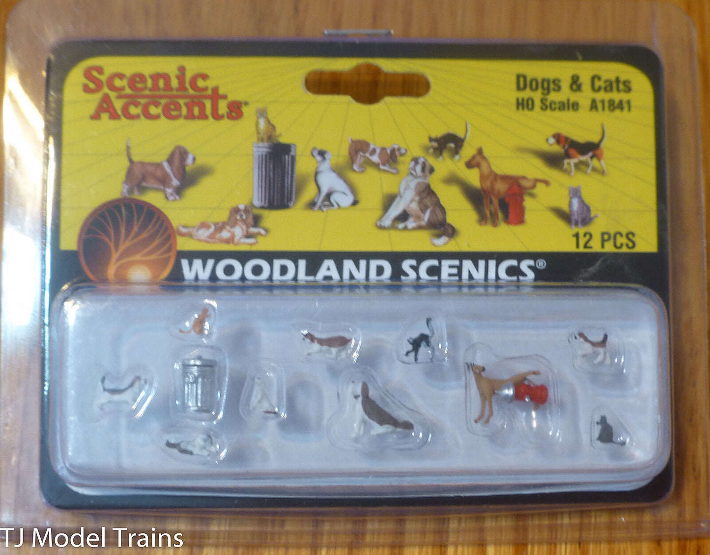 Woodland Scenics #1841 Dogs & Cats (HO Scale)
