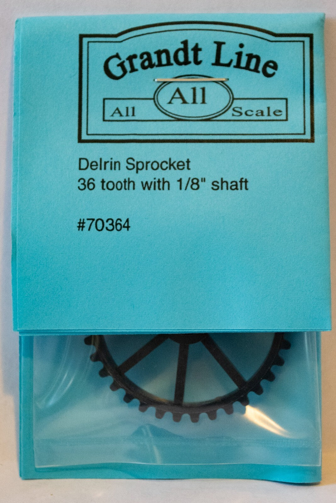 Grandt Line #70364 Delrin Sprockets -- 1/4" 6.4mm Shaft, 36-Tooth