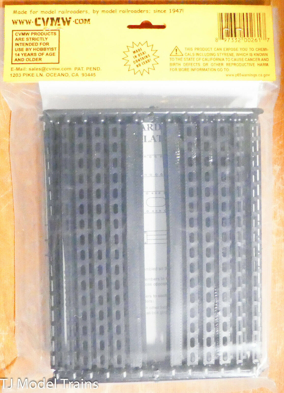 Central Valley HO #1905-5 Standard 24 Inch Punch Plate Girders (Plastic Parts)