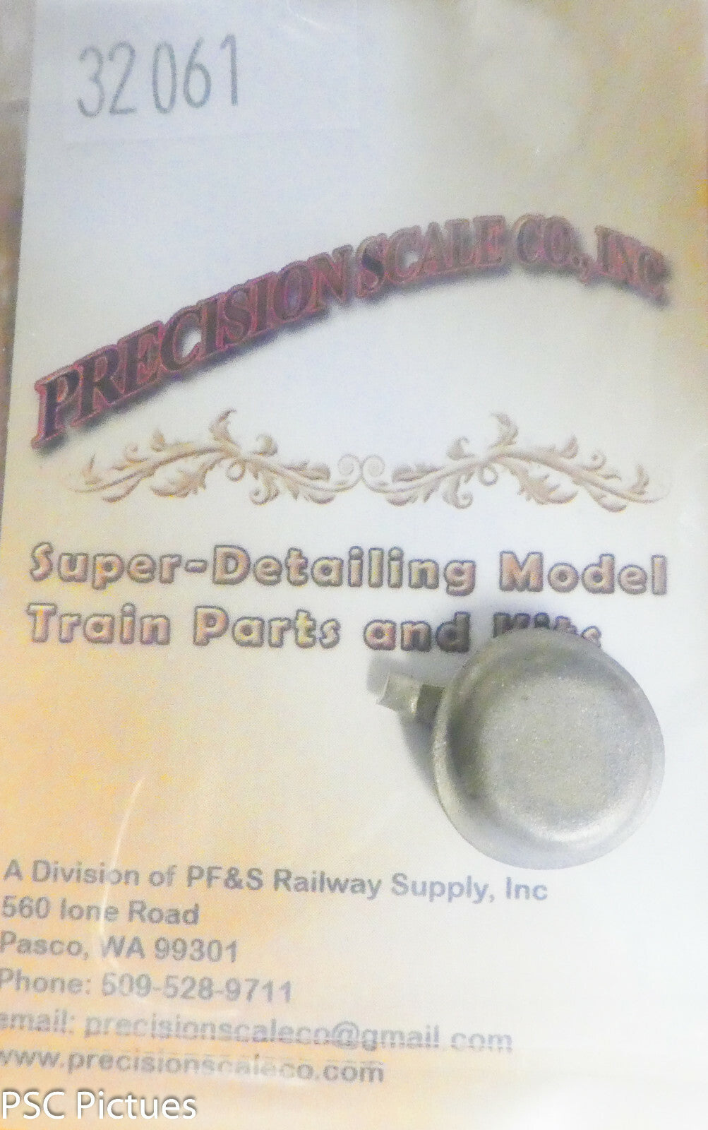 Precision Scale HO #32061 Dome, Steam, B&O EM-1 (Brass Casting)