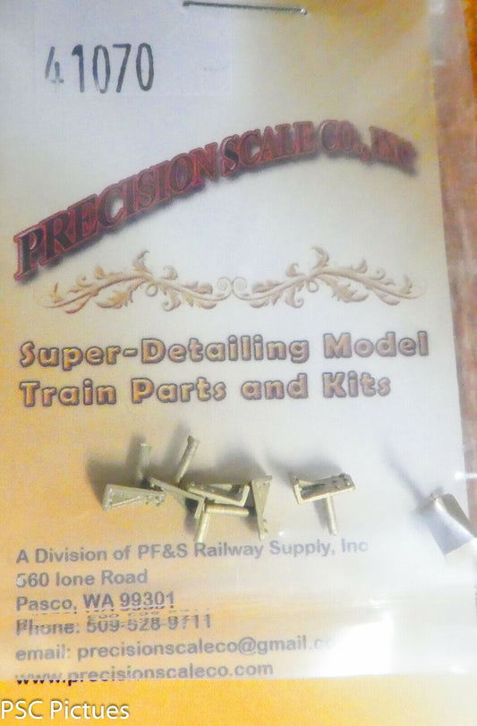 Precision Scale O #41070 Stays, for: Tender Tank, N&W (Brass Castings)
