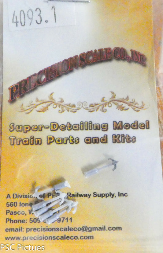 Precision Scale O #4093.1 Clamps, Firebox Stay (Plastic parts 6)