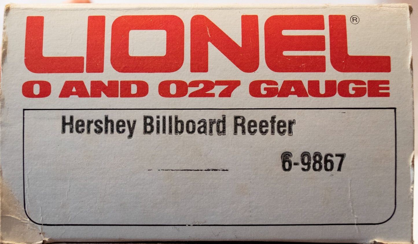 Lionel O Scale (Used) #9867 Hershey's Milk Chocolate Billboard Reefer Box Car
