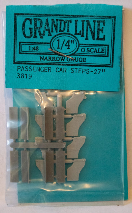 Grandt Line O #3819 Passenger Car Steps -- 27"