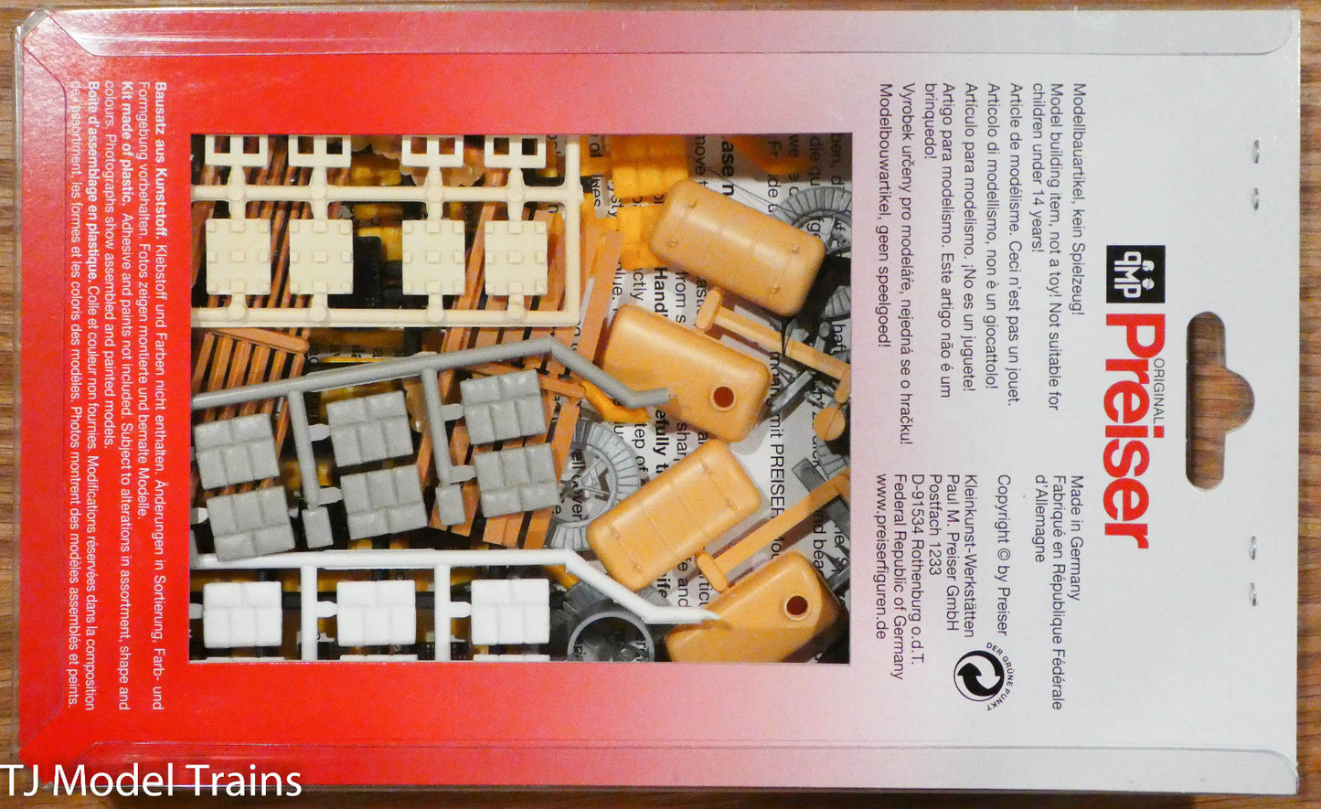 Preiser HO #17111 Cargo Accessories