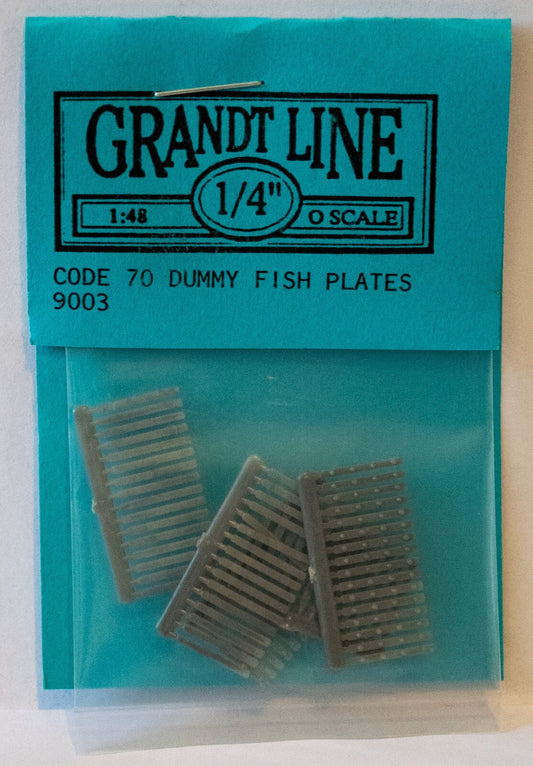 Grandt Line O #9003 Dummy Fish Plates -- Code 70