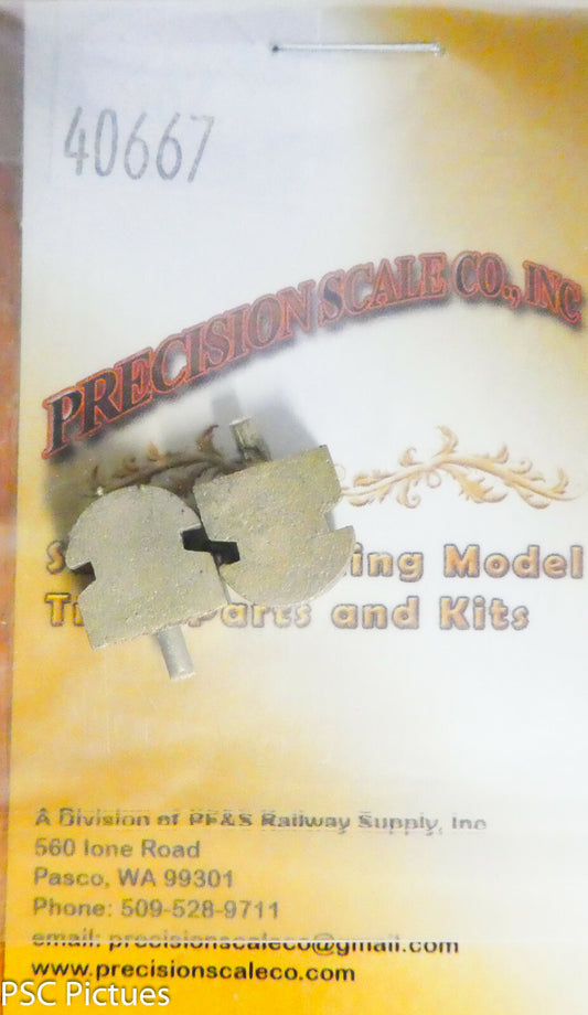 Precision Scale O #40667 Bearing, Rear Rocker, N&W Class A Trailing Truck (Brass