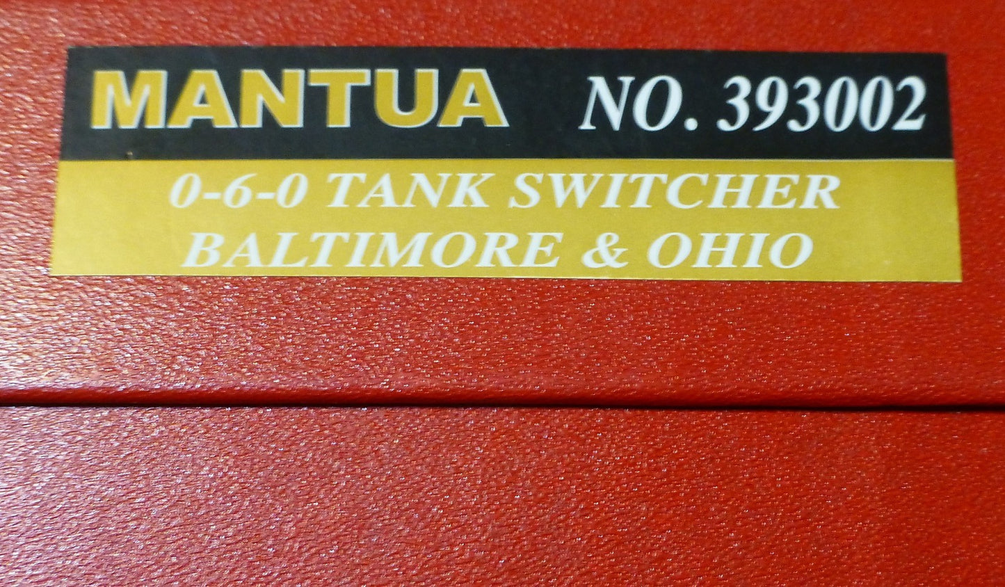 Mantua HO #393002 Baltimore & Ohio 0-6-0 Tank Switcher
