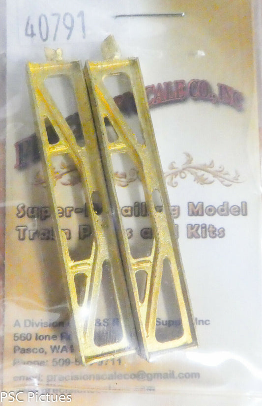 Precision Scale O #40791 Support, Cast Underframe, Mill Gondla (Brass)