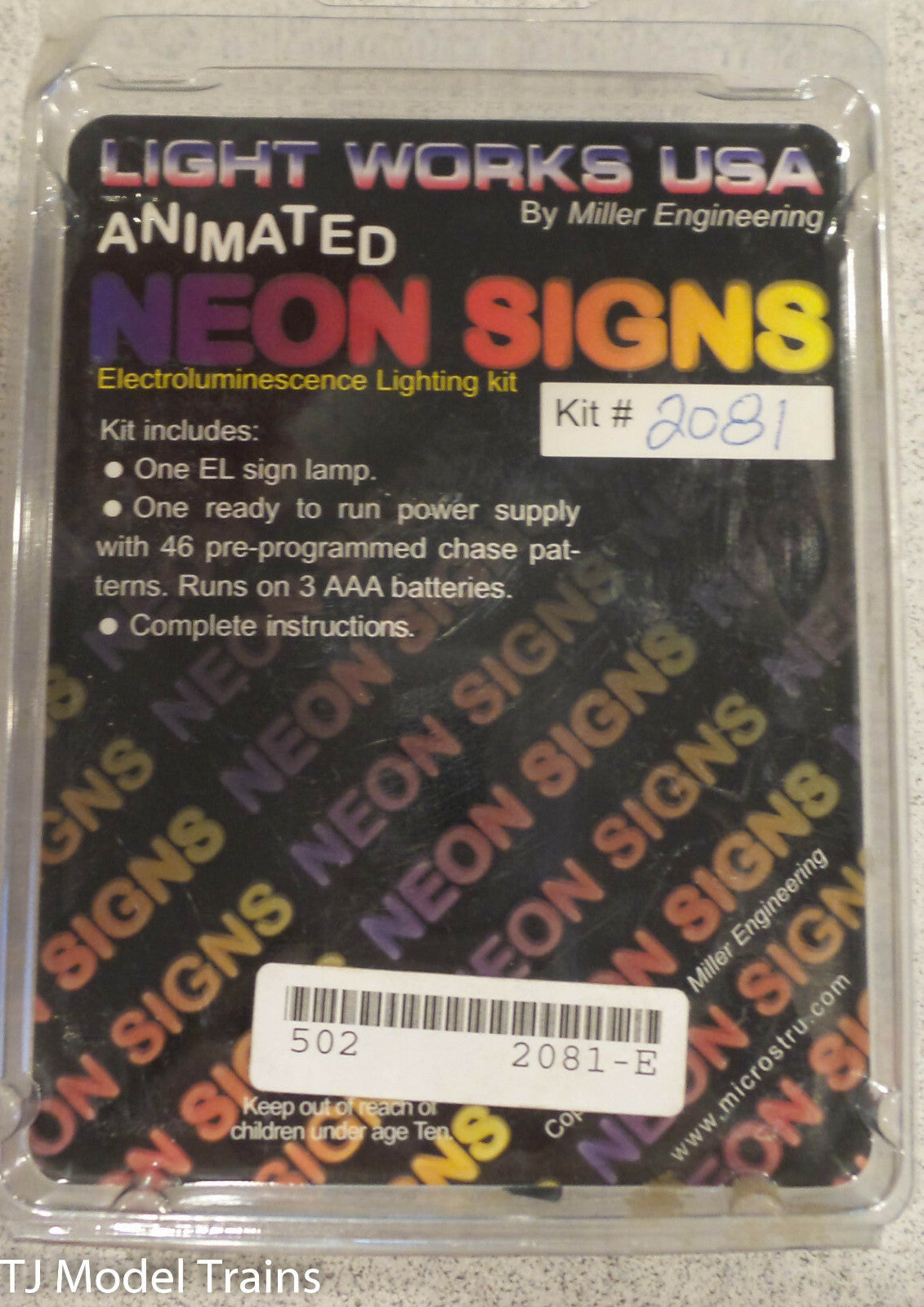 LightWorks USA #582-2081 Animated Neon Signs kit