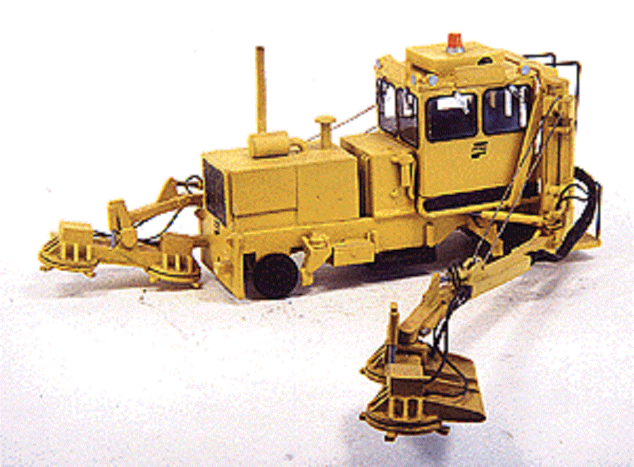 Custom Finishing Models HO #7013 Pyke on Track Bush Cutter (White Metal Kit)